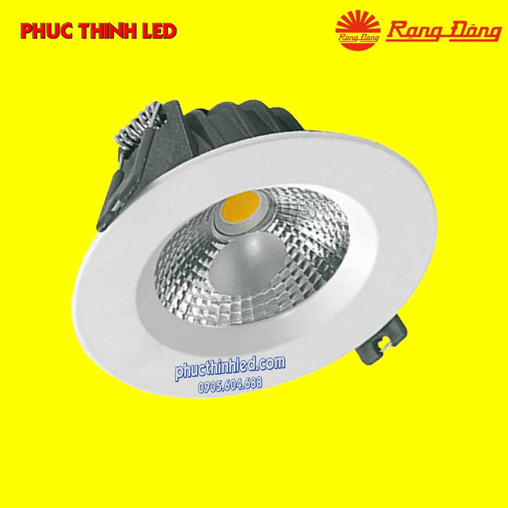 đèn led âm trần cob điều khiển điện thoại rạng đông at14l 12w