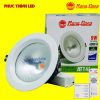 đèn led âm trần cob điều khiển remote rạng đông at14l 12w