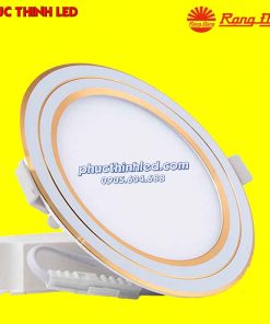 đèn led âm trần viền vàng 12w 3 chế độ rạng đông pt05 135/12w