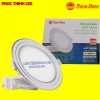 đèn led âm trần viền vàng 12w 3 chế độ rạng đông pt05 135/12w