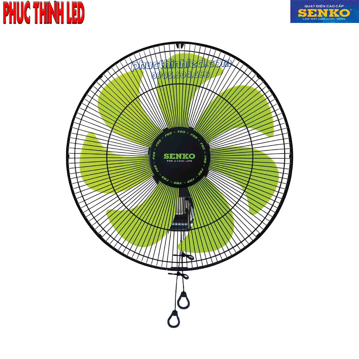 quạt treo tường tường senko tc1622 đà nẵng